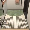 Tapetes de Puerta de Alfombra se Pueden Cortar en la Puerta, Lujo Accesible y Tapetes para Pies Domésticos Resistentes a las Manchas, Tapetes de Entrada
