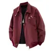 Chaquetas de Marca de Moda para Primavera, Otoño e Invierno para Hombres y Mujeres, Ropa de Trabajo Holgada, Color Sólido, Versátil, a la Moda, que Reduce la Edad, Elegante