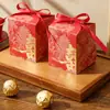 Caixa de Doces para Casamento de Alto Padrão Nicho Caixa de Presente para Doces Bolsa de Doces para Casamento Lembrança Casamento Noivado Chinês Tamanho Grande