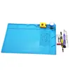 Alfombrilla de Reparación para Teléfonos Móviles, Reparación de Placas Base Digitales, Alfombrilla de Reparación Resistente a Altas Temperaturas, Alfombrilla de Silicona con Aislamiento Térmico, No Magnética
