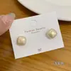Pendientes Cuadrados Geométricos de Colores Dulces Simples para Mujer Aguja de Plata Dopamina Dulce Temperamento Pendientes de Otoño e Invierno Nuevo Venta al por Mayor
