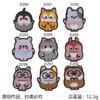 Nueva pegatina autoadhesiva de tela con diseño de gato de dibujos animados, bonito bordado para mascotas, accesorios de ropa con dibujos animados, decoración de equipaje, disponible al por mayor.