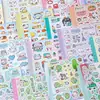 Yujian Chengpin Serie Diario Dulce Corazón Libro de Pegatinas Estilo Coreano Corazón de Niña Pegatinas de Material de Decoración DIY para Niños