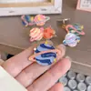 Broche Planeta Dibujo Animado Creativo Ocho Planetas Insignia de Metal Accesorios Pin para Bolso Joyería Linda Accesorios Venta al por Mayor