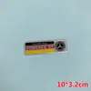 Aplicable a Pegatina para Coche Mercedes-Benz Clase C Clase E GLC GLA GLB Pegatina Decorativa de Metal Logo AMG Placa de Nombre BRABUS Logo de Aluminio