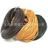 Cuerda Redonda de Piel de Vaca Accesorios para Joyería DIY Color Café Negro Color Natural Primera Capa Piel de Vaca Genuina 1.5 mm Mayoreo