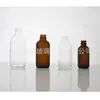 Botella Dispensadora de Aceite Esencial de 60 ml, Botella Boston Marrón para Aceite Esencial, Botella de Vidrio a Prueba de Luz, Botella con Gotero, Botella Dispensadora de Cosméticos