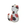 Chaveiro Acessório Pingente de Gato com Estampa de Gota de Óleo Desenho Animado Liga Acessório para Pulseira Brinco