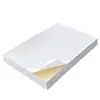 Papel de Impresión Autoadhesivo A4 con Corte Interior Pegatina Adhesiva Papel Mate para Impresión Láser y de Inyección de Tinta A4 Autoadhesivo Fuerte Adhesión