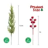 Arranjos florais de Natal, decorações com frutas vermelhas, ramos de pinho, ramos de bagas, flores artificiais, enfeites de plantas verdes, exclusivamente para vendas transfronteiriças