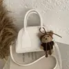 Bolso de Bowling de Alta Apariencia Estilo Coreano de Moda para Mujer, Nuevo Bolso Cruzado de Hombro Casual Primavera 2026