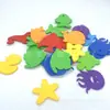 Letras y números de estampación EVA para baño de agua pegatinas forma de animal EVA perforación de forma especial