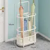 Paragüero para Uso Doméstico, Pequeño y Extremadamente Estrecho, para Colocar Paraguas Detrás de la Puerta, Estante Multifuncional Plegable para Guardar Paraguas con Drenaje de Agua