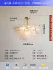 Lustre para Sala de Estar: Luminária Pendente Luxuosa de Vidro Cor de Caqui, Minimalista Italiano de Espectro Total com Proteção para os Olhos, Luz Principal para Sala de Estar e Hall