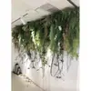 Plantas Verdes Penduradas na Parede Planta-Aranha Flores Artificiais Plantas Verdes Pendentes Samambaias Tubos de Parede Decoração de Teto Folhas de Samambaia Cipós