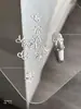 Acessórios para Unhas Rebite de Arco de Liga Celebridade da Internet Luxo Leve Dourado e Prateado Borboleta Oca Acessórios Tridimensionais para Unhas Venda por Atacado