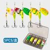 Isca Artificial Luya Metal Paetê Paetê Giratório Isca de Peixe Luya Multicolor Paetê Giratório Paetê Composto Largo Isca Dura