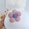 Versión Coreana Broche de Flor de Cinco Pétalos Accesorio Adorno para el Cabello Flor de Tela Hecha a Mano DIY Accesorio para Ropa Bolso Funda de Teléfono Colgante