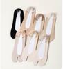 Calcetines cortos antideslizantes para mujer, finos, transpirables, de tacón alto, transparentes, invisibles, de verano