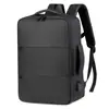 Mochila de negócios para notebook de 15,6 polegadas com interface USB transfronteiriça expansível, bolsa de viagem multifuncional para exterior masculina