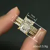 Fabricante Cao Shi Atacado Aliexpress Anel Conjunto de Três Peças Casamento Noivado Ocasiões Usar Joias Elegante Estilo de Luxo