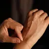 Corrente de Dedo com Zircônia Inlaid Infinity Transfronteiriça Pulseira Interligada de Camada Dupla com Contas Venda por Atacado