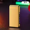 2023 alto valor de cor luminoso arco duplo carregamento USB isqueiro personalidade criativa à prova de vento rede vermelha isqueiro atacado