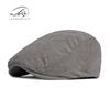 Gorra japonesa simple de color sólido para hombre sombrero de primavera y otoño al por mayor pana retro británico boina infantil