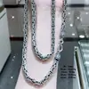 Collar con Patrón de Paz, Estilo Retro para Hombres y Mujeres, Diseño de Nicho, Sensación de Alta Gama, Versátil, Collar para Suéter Personalizado Estilo Hip-Hop para Novio