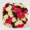 Cojín de Hilo de Bola Grande Manta Tejida a Mano Material para Colcha DIY Cubierta de Manta Hilo con Pompón Cojín Tipo Saco de Frijoles
