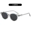 Gafas de Sol Redondas con Marco de Lazo Marco Pequeño para Mujer Estilo Retro Ins Calle Decoración de Rombos Clavos de Arroz Gafas de Sol de Moda Tendencia
