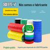 Fita Isolante Fita Isolante Retardante de Chama Fio Preto Branco Resistente a Altas Temperaturas Resistente ao Desgaste Fita Isolante Elétrica Alta Adesão