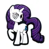 My Little Pony PVC Borracha Macia Caneta Esferográfica Clipe para Lápis Clipe para Canudo Acessórios Decorativos DIY em Estoque