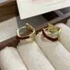 Aretes Cúbicos de Perla Roja de Año Nuevo para Mujer, un Estilo Versátil y Popular para su Año Zodiacal, con un Toque de Alta Gama y Lujo