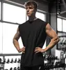Academia Verão Fitness Esportes Colete Masculino Respirável Absorção de Umidade Solto Treinamento Sem Mangas Secagem Rápida Colete Manga Curta Roupas Fitness