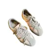 Estación Europea 2026 Verano Hebilla de Cinturón Nueva de Cuero Suave Zapatos de Entrenamiento Alemanes para Mujer Zapatos Planos con Cordones Moda Europea Retro Tendencia en Calzado para Mujer