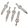 Accesorios para Joyería de Aleación DIY Arma de Anime Espada Juguete Colgante Llavero Pulsera Colgante Decorativo M109