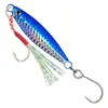 Isca Anzol Único Jig Chumbo Peixe 7-30g Marca Escama de Peixe Pesca Explosiva Longo Arremesso Cavala Perca Isca Água Doce Pesca Marinha