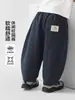 Pantalones Scimitar de Algodón Puro para Niños Europeos Estilo Primavera y Otoño 2026 Ropa Nueva para Niños Medianos y Grandes Ropa de Otoño para Bebés Pantalones Modernos
