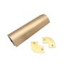 Protector de Esquina de Cama Panel de 17 Oro Cepillado Conector de Herrajes para Cama Panel de Gabinete Arco Recto Protector de Esquina R Accesorios de Herrajes