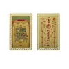 O Fabricante Fornece uma Grande Quantidade de Cartões Metálicos Prontos para Venda no Atacado Feitos de Liga de Alumínio Apresentando Ksitigarbha Bodhisattva e Guan Gong