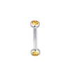 Clavos de Acero Inoxidable con Forma de Labio y Diamante, Clavos para Cejas, Joyería Piercing Corporal Multicolor de Venta Caliente Transfronteriza Europea y Americana, Venta al por Mayor en Stock
