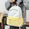 Mochila de comercio exterior simple y elegante para mujer, versátil para estudiantes de primaria y secundaria, de gran capacidad, mochila de alta apariencia