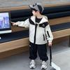 Chaquetas para niños Chaquetas de otoño para niños 2025 Nuevos Tops con capucha para bebé Otoño Cortavientos para niños pequeños para exterior