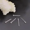 Pendientes Transparentes Ecológicos DIY Accesorios de Joyería Diaria Pendientes Pequeños Planos de Resina para Soportar Perforaciones de Oreja Palillos para Orejas Fabricante Venta al por Mayor