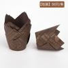 Pacote de 50 muffin taça de chama jornal tulipa bolo copo de papel à prova de óleo bolo de alta temperatura à prova de óleo suporte de papel à prova de óleo