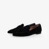 Sapatos Casuais Masculinos de Calçar Loafers Planos de Couro Genuíno Moda Versátil Estilo de Negócios Tendência