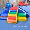 Combinación de Software de Escalada. Jardín de Niños Volumen Suave Madera. Material didáctico para la educación temprana. Combinación Suave de Escalada y Deslizamiento. Tobogán Sensorial