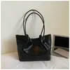 Bolsa Grande de Couro Estilo Coreano para Mulheres, Novo Modelo Primavera 2026, Bolsa de Ombro de Alto Valor para o Dia a Dia e Trabalho, Bolsa de Mão Tote