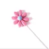Decoração de Bolo de Confeitaria Pompons Fofos para Meninas Plug-in Pequena Flor Cartão Festa de Aniversário Sobremesa Acessórios para Vestir